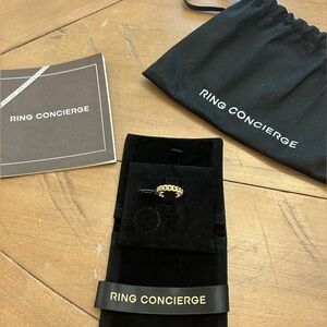 Ring Concierge 14k Yellow Gold Braided Chain Ring - Size 5